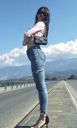 让人心动的牛仔妹子